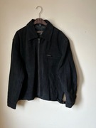 CZARNA KURTKA / BLUZA NA SUWAK Z ZAMSZU