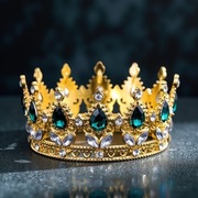 Ślubna korona, dekoracja na tort weselny.