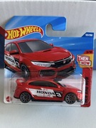 HOT WHEELS - 2018 HONDA CIVIC TYPE R - THEN AND NOW - 3/10 - 123/250