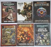Warhammer 40.000 (40k) zestaw 6x podręcznik kodeks kodex