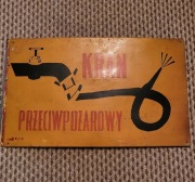 Tablica metalowa vintage loft oryginalna "kran przeciwpozarowy"