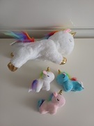 Snugy Babies 4 w 1 Pluszowe Zabawki z 3 Dziećmi w Brzuchu Snugy Jednorożec