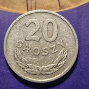 Moneta 20gr z roku 1967