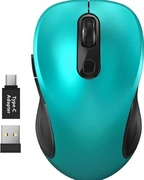 WisFox Wireless Mouse 2.4G ergonomiczna mysz USB 6 przycisków 