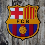 Barcelona herb na ścianę do pokoju dla syna męża chłopaka 