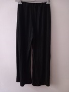 Spodnie czarne dresowe visoza roz.50/52 wymiary opis