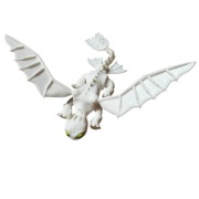 Biała Furia 3D – Figurka z „Jak wytresować smoka” | Idealne na prezent