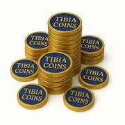 250 TC Tibia coins TRANSFERABLE Epoca Harmonia Jaguna Karmeya Malivora