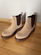 Zamszowe botki, sztyblety, rozm.37