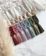 Brelok makrama handmade boho prezent dla gości wesele, panieński, urodziny