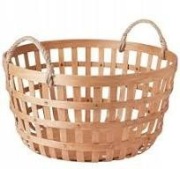 IKEA VAXTHUS Kosz topola wykonany ręcznie 50x27 cm