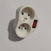 GNIAZDKO ZŁODZIEJKA WŁĄCZNIK WYŁĄCZNIK UZIEMIENIE