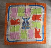 Hermes apaszka z jedwabiu