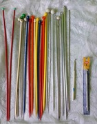 Szydełka dziewiarskie proste i okrągłe+bonus książka 