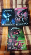 Komiksy marvel, uncanny x force, 3 pierwsze tomy 