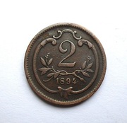 2 Heller 1894 r.   Austria