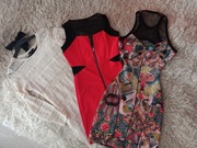 Zestaw 5  prawie nowych sukienek  w roz.36/38  