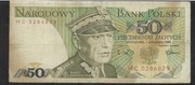 Polska  PRL  50 zł   Seria  HC