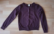 H&M sweter damski bordowy S/36