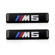 Naklejka Znaczek BMW Emblemat M5 kokpit błotnik logo 60mm x 14mm Mpower