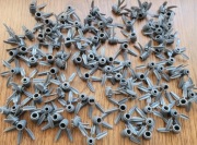 Lego 102 szt. plant liść 1x1 dark bluish gray NOWE
