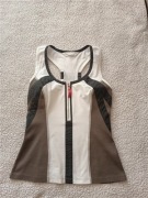 KAREN MILLEN Top bokserka na zamek zawieszka logo damska  roz.12  L b.dob