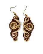 Kolczyki sutasz Nane Sutasz rękodzieło artystyczne 