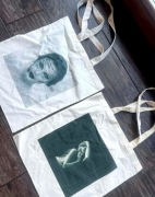 2 torby tote bags Taylor swift bawełna cotton bawełniane zestaw 