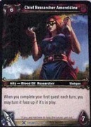 WoW TCG - Chief Researcher Amereldine 161/268 Drums