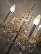 Lampa kryształowa podłogowa - antyk