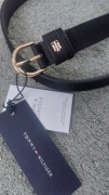 Pasek czarny skórzany Tommy Hilfiger 85 cm