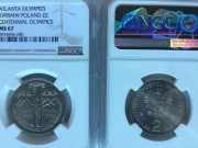2 ZŁ1995 IGRZYSKA OLIMPIJSKIE ATLANTA NGC MS67 ! 2 MAX PIĘKNA