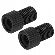 Adapter aluminium do wentyli rowerowych Presta na Schrader 2-kpl
