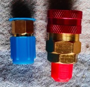 Adapter HP/LP do napełniania klimatyzacji R134A