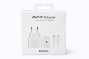 Samsung Zestaw: Ładowarka 45W EP-TA845 + Kabel USB-C 1m | Biały | Nowy