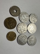 Stare monety Francja – Vichy 1943/44 + starsze, zestaw kolekcjonerski