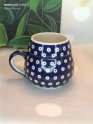 Kufel ceramiczny do piwa niski 700 ml ceramika Bolesławiec