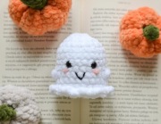 Duch duszek szydełko pluszak maskotka rękodzieło 