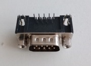 Złącze D-sub do druku męskie, 9 pin