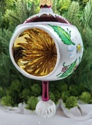 Wisior fi100 z reflektorem ,nogą i kulką 30W25 Prezent ! Ozdoba Szklana