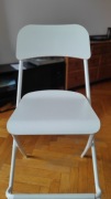 Krzesło barowe (stołek) Ikea Franklin białe IDEAŁ
