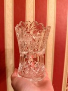 Krysztalowy wazonik maly PRL