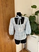 George 16/44 42 XXL nową bluzka babyblue baskinka wiązana
