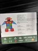 Klocki magnetyczne konstrukcyjne 92 elementy