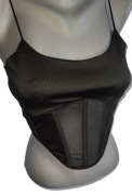 Czarny elegancki top wieczorowy typu gorset Victoria's Secret r S 36