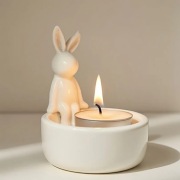 Świecznik króliczek dekoracja wielkanocna