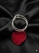 Srebrne kolczyki koła, duże koła srebrne 925