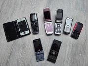 Zestaw telefonów Nokia Samsung Sony Ericsson - klasyki, kolekcja