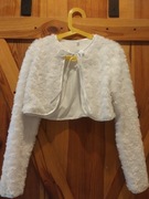 Bolerko białe do sukienki,  komunia,wesele , urodziny 134 