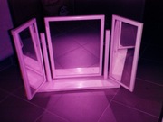 Toaletka 3 lustra, odchylane boki regulacja konta ustawienia